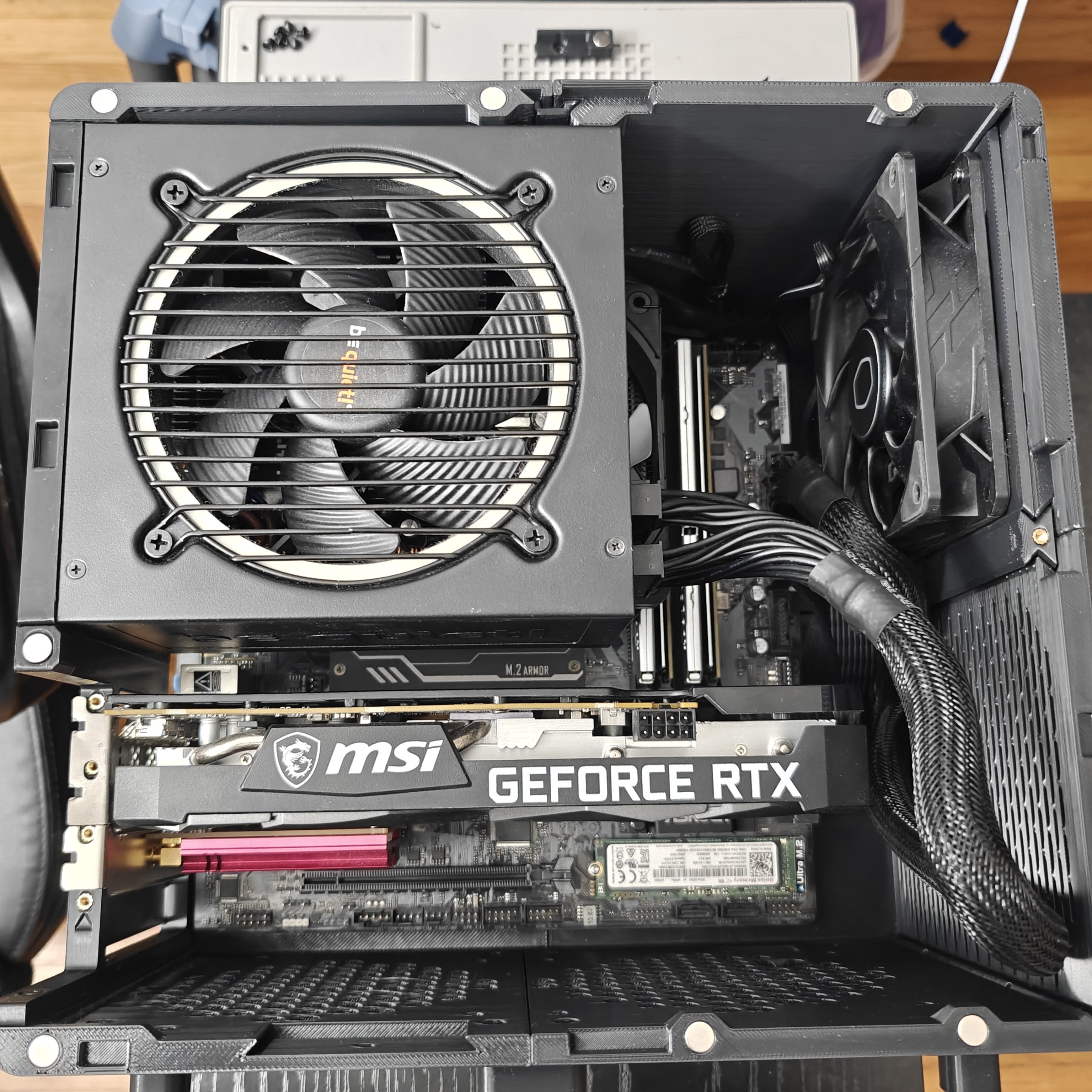 GPU and PSU Installed