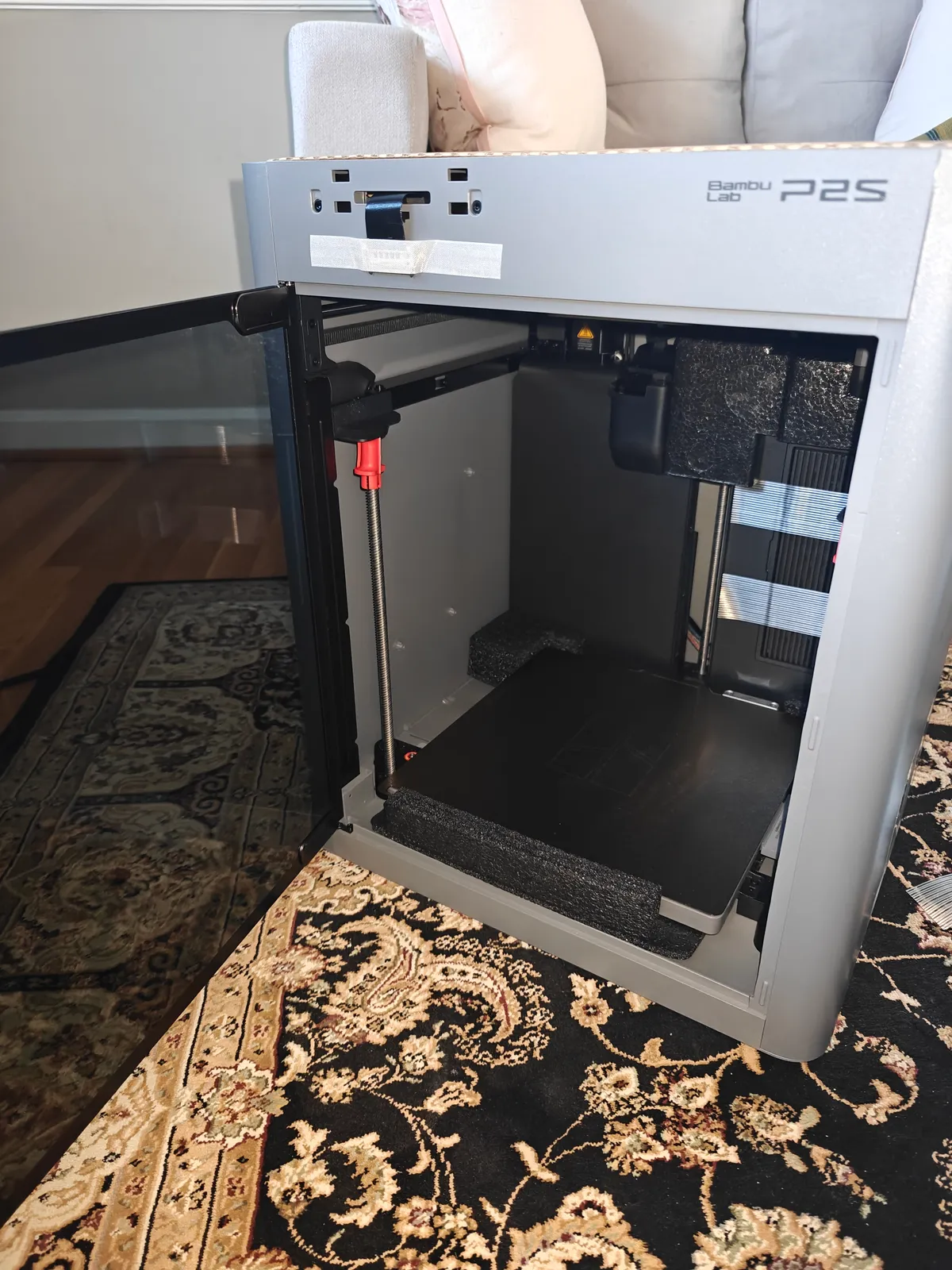 Internal foam and packaging