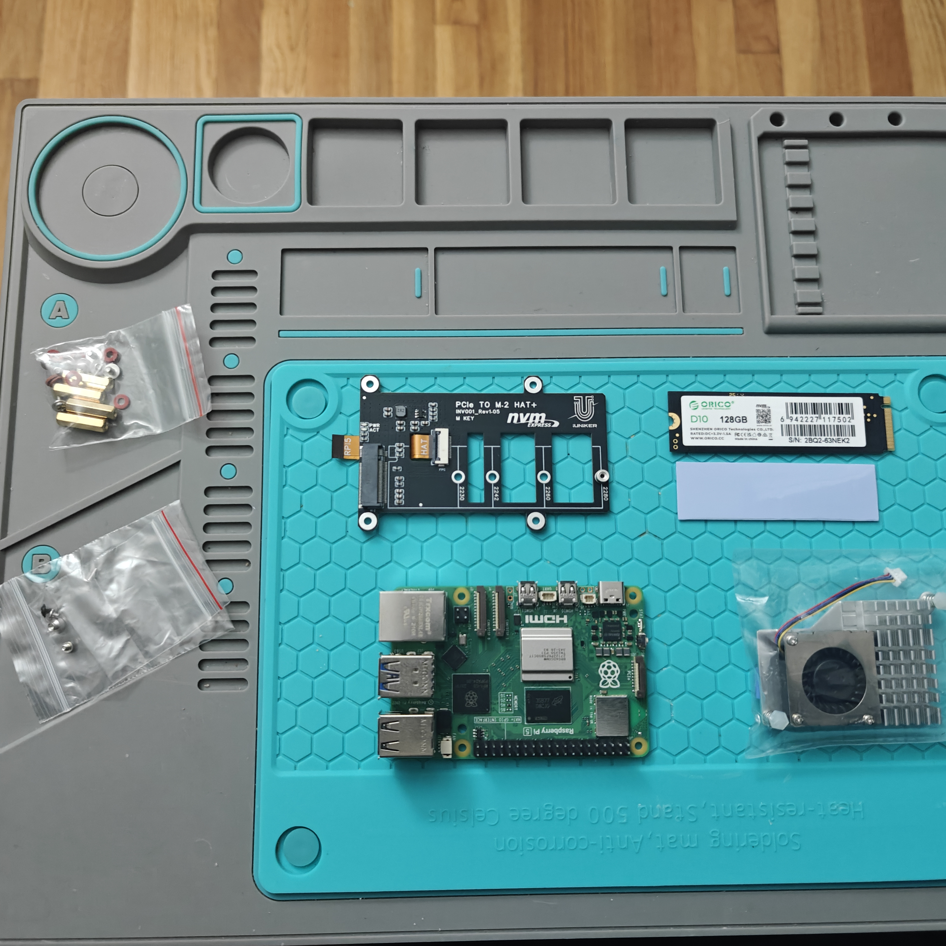 Raspberry Pi 5 NVMe Build