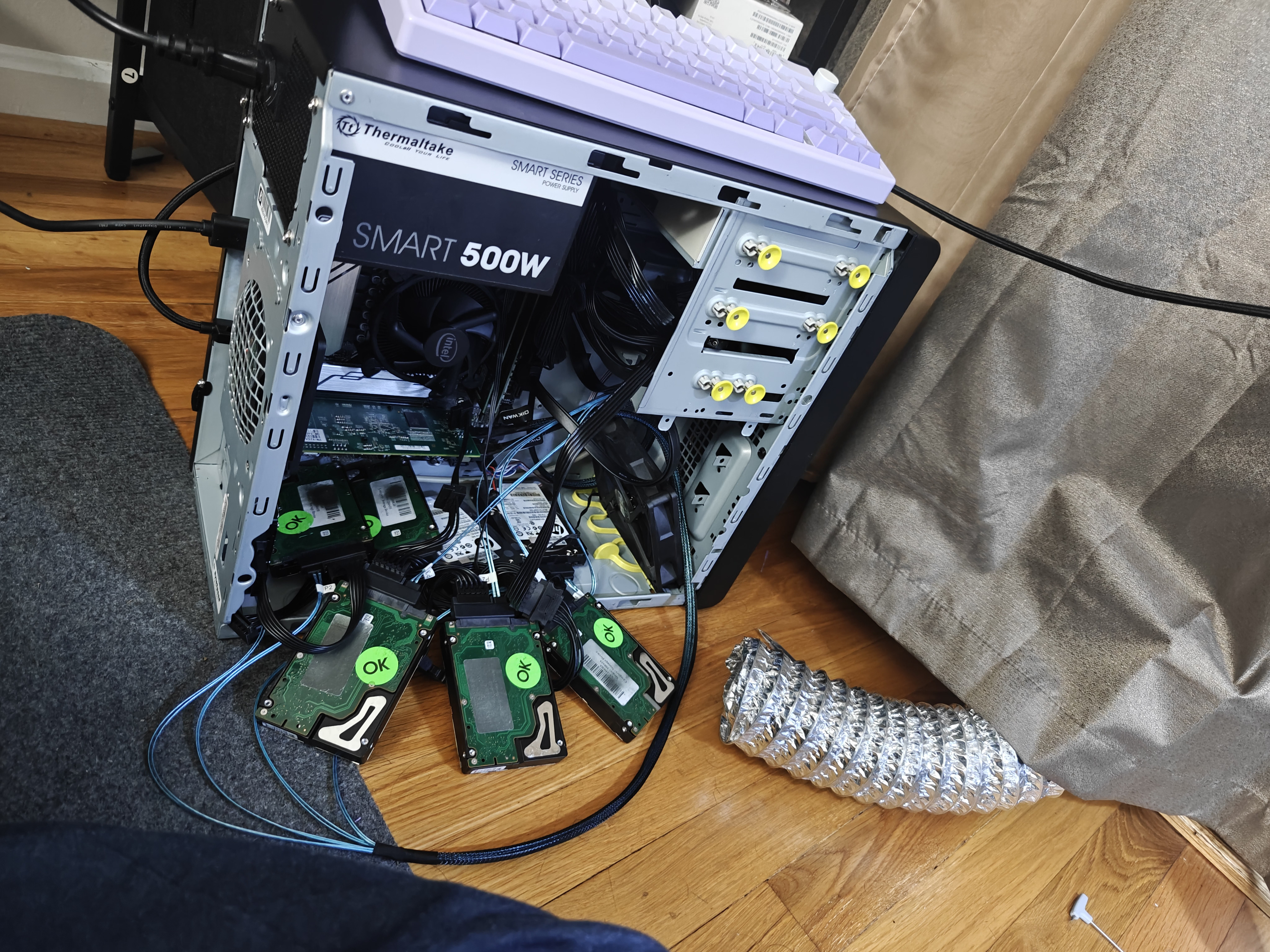 External Vent Fan Cooling Solution